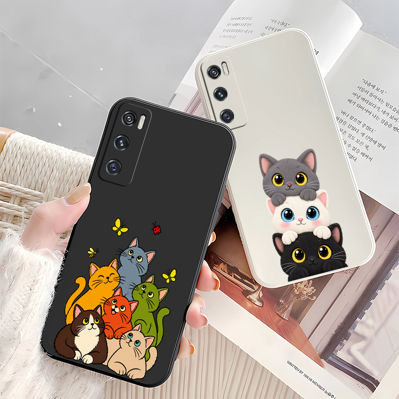 Cute Coloful Cats Phone Case F - Vivo V40 评论和价格