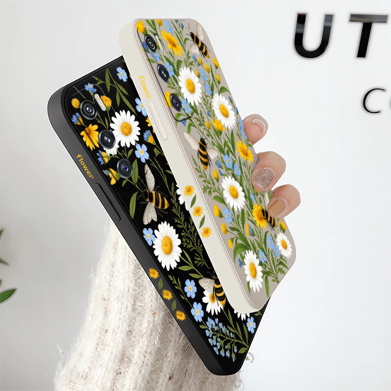 Cute Bee Floral Pattern Case F - Vivo V40 评论和价格