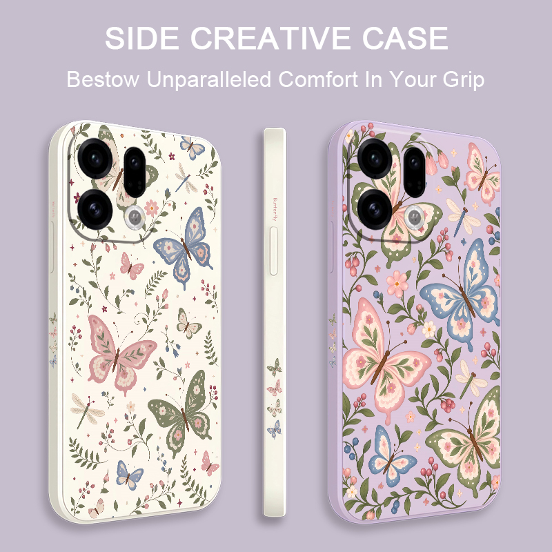 Colorful Butterfly Phone Case  - Oppo Reno 12 评论和价格