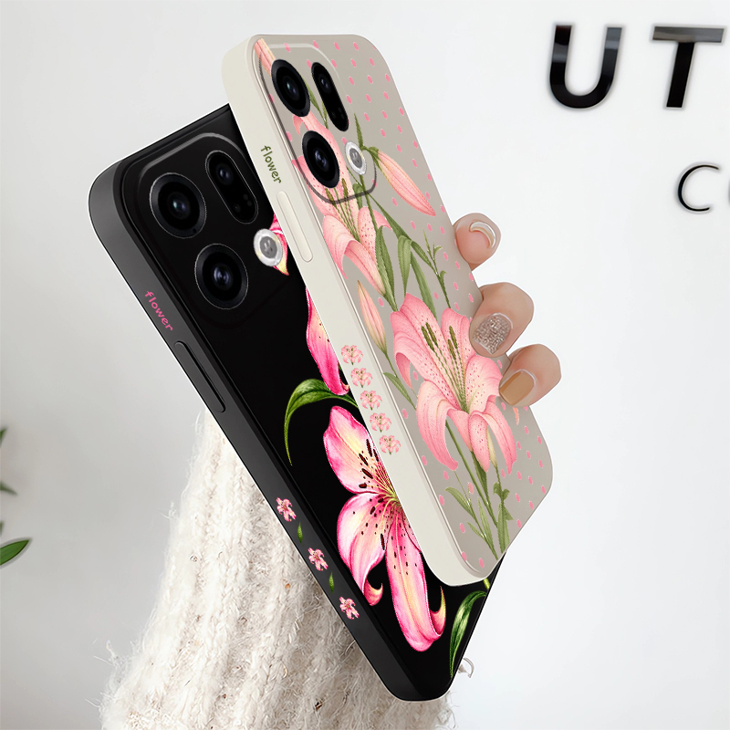 Luxury Pink Floral Pattern Pho - Oppo Reno 12 评论和价格