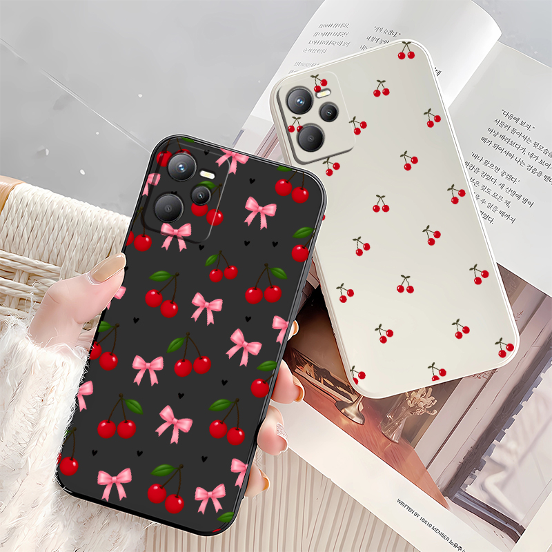 Cherry Print Case For OPPO Rea - Realme C67 评论和价格