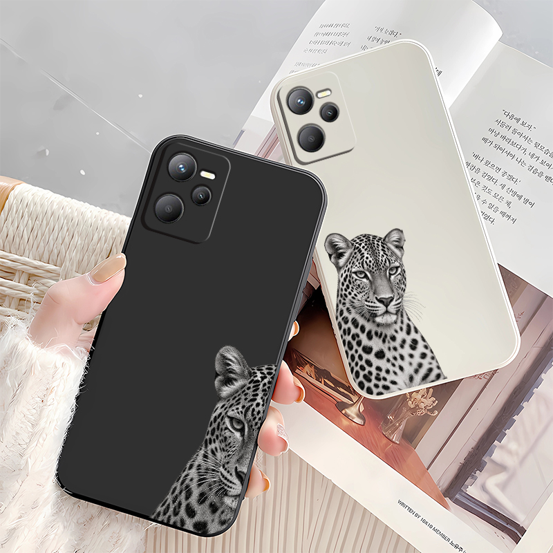 Cat Design Case For OPPO Realm - Realme C67 评论和价格
