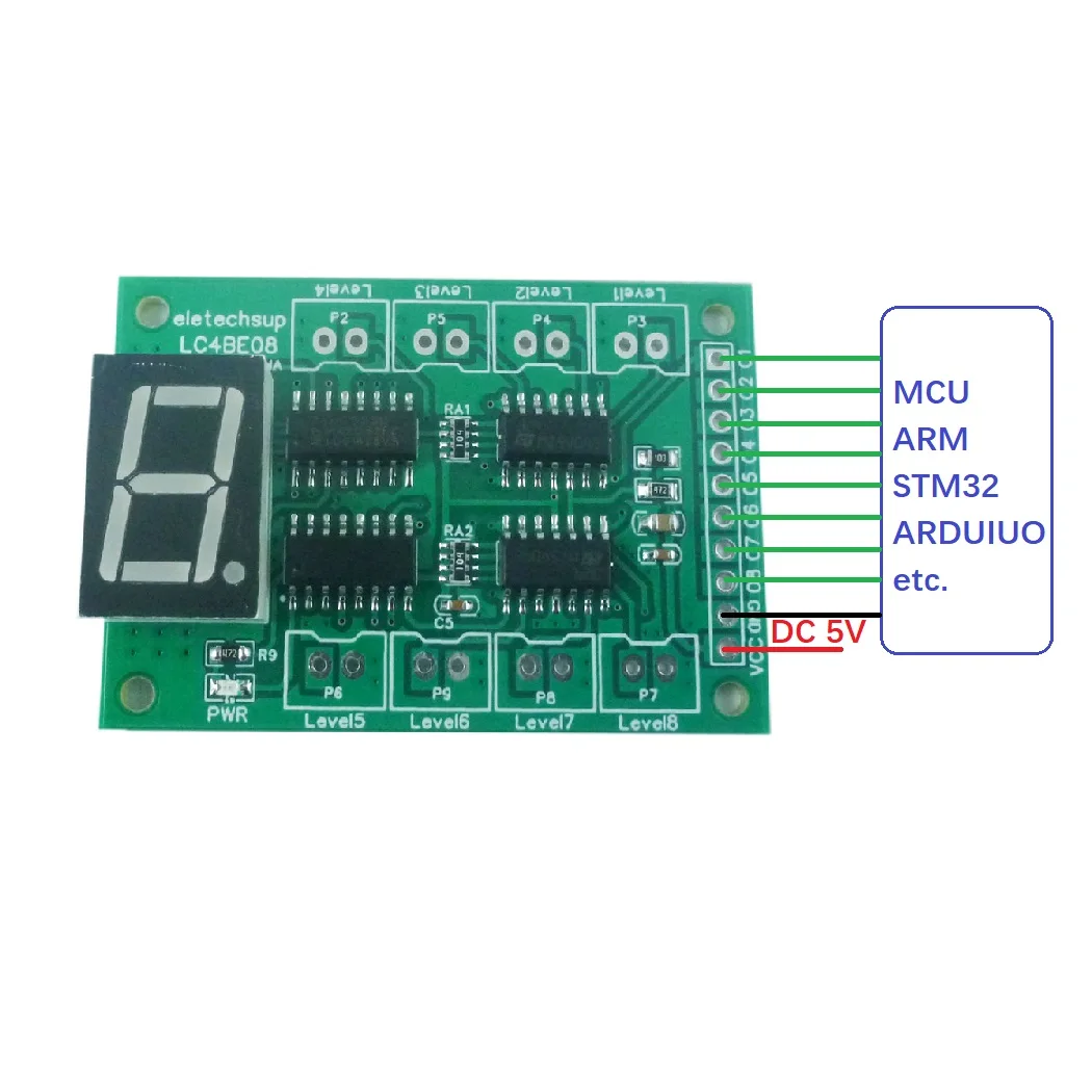 8CH Water Level Digital Tube D - Hydration Sensor Skin 评论和价格