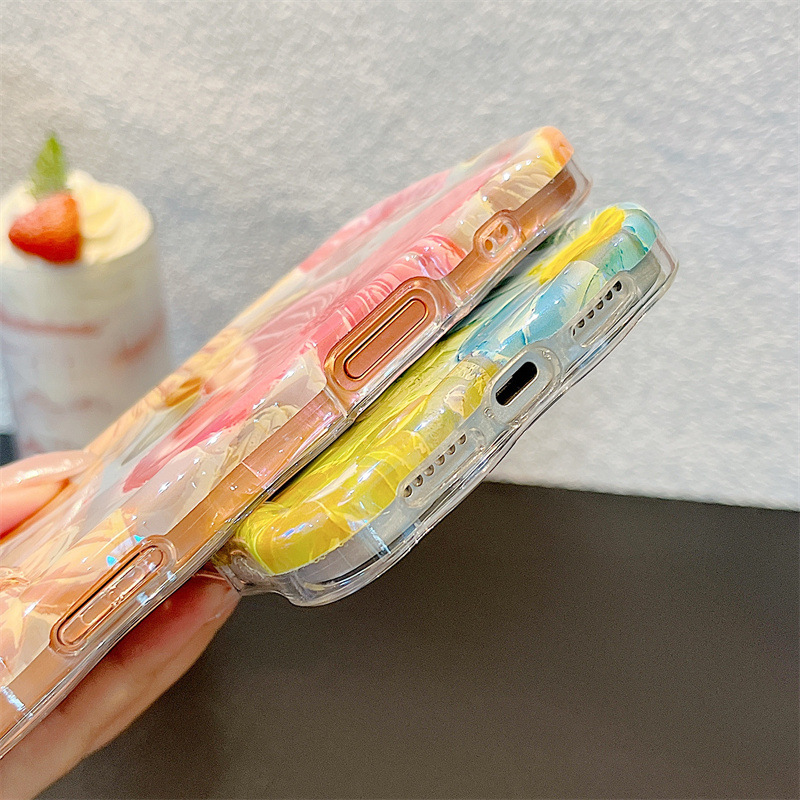 Fashion Oil Painting Flowers W - Apple Iphone 15 评论和价格